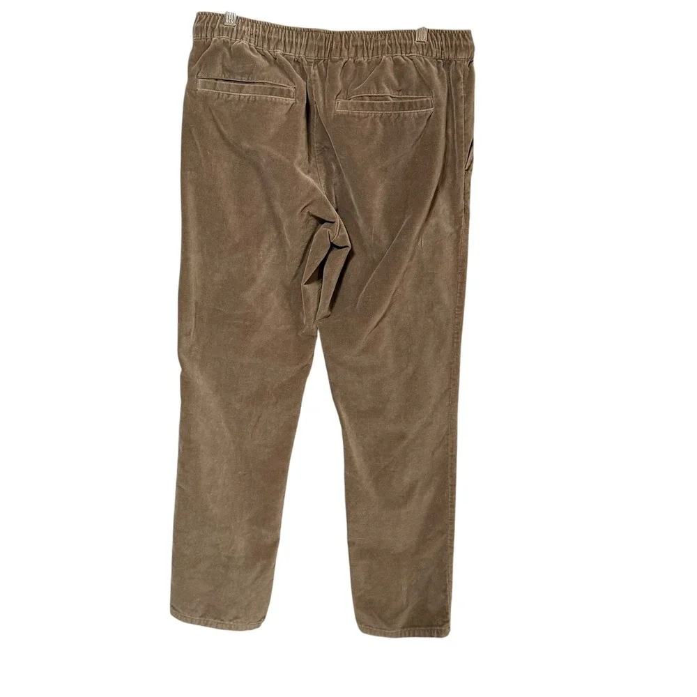 ASOS DESIGN Mens Corduroy Drawstring Pants Brown Mushroom Size M 106888630